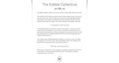 Desktop Screenshot of ediblecollective.com